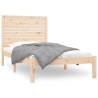 Solid Wood Bed Frame 90x200 cm - Timeless Design | Hipo Market