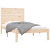 Solid Wood Bed Frame 90x200 cm - Timeless Design | Hipo Market