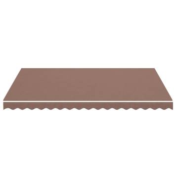 Replacement Awning Fabric Brown 4x3m | Hipomarket