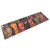 Kitchen Rug Washable Spoon & Spices 45x150 cm Velvet Colour black and red Size 45 x 150 cm Quantity in Package 1 