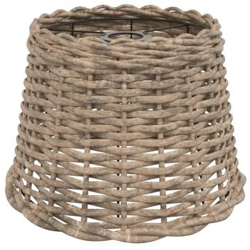 Brown Wicker Ceiling Lamp Shade Ø30x20 cm - Hipomarket