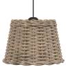 Brown Wicker Ceiling Lamp Shade Ø30x20 cm - Hipomarket