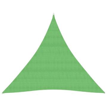 Light Green Sunshade Sail 4.5x4.5m - Durable HDPE Protection