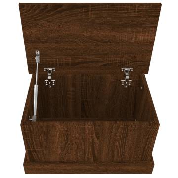 Brown Oak Storage Box - 50x30x28 cm | Durable & Stylish