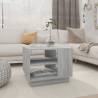 Coffee Table Grey Sonoma 55x55x43 cm Engineered Wood Colour grey sonoma Size 55 x 55 x 43 cm Quantity in Package 1 