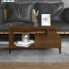 Coffee Table Brown Oak 90x49x45 cm Engineered Wood Colour brown oak Quantity in Package 1 