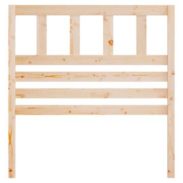 Stylish Solid Wood Pine Bed Headboard - 81x4x100 cm