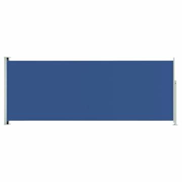 Patio Retractable Side Awning 117x300 cm Blue | HipoMarket