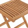 Folding Teak Footrest - Versatile & Durable Garden Furniture