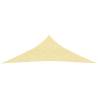 Beige Sunshade Sail 4x4x5.8m - HDPE, UV & Mould Resistant