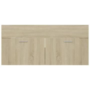 Sink Cabinet Sonoma Oak - Stylish Bathroom Storage | Hipo Market