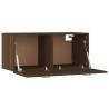 Elegant Brown Oak Wall Cabinet 80x36.5 cm - HipoMarket