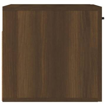 Elegant Brown Oak Wall Cabinet 80x36.5 cm - HipoMarket