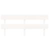 Stylish White Bed Headboard - Solid Pine Wood | HipoMarket