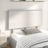 White Solid Pine Bed Headboard - 124x6x82.5 cm