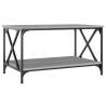 Elegant Grey Sonoma Coffee Table - 80x50x45 cm