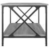 Elegant Grey Sonoma Coffee Table - 80x50x45 cm