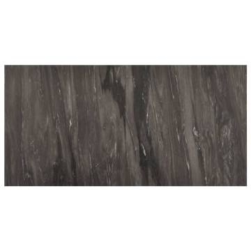 Self-adhesive Dark Grey Flooring Planks - 20 pcs PVC