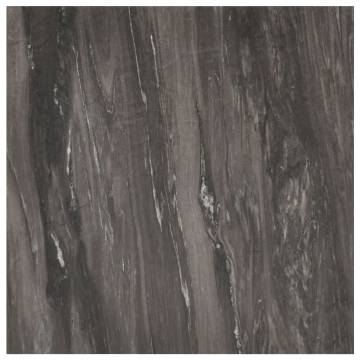 Self-adhesive Dark Grey Flooring Planks - 20 pcs PVC