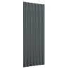 12 pcs Roof Panels - Powder-coated Steel Anthracite 100x36 cm