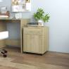 Rolling Cabinet Sonoma Oak 45x38x54 cm Engineered Wood Colour sonoma oak Quantity in Package 1 Number of 