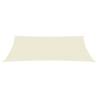 HDPE Sunshade Sail 2.5x4.5m Cream - Perfect for Outdoor Spaces