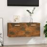 Wall Cabinet Smoked Oak 80x35x36.5 cm Engineered Wood Colour smoked oak Quantity in Package 1 Number of Pieces 