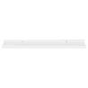 High Gloss White Wall Shelves - 2 Pcs | HipoMarket