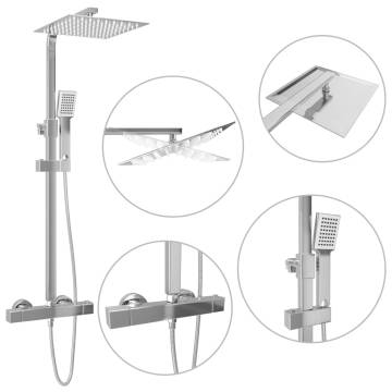 Luxurious Dual Head Shower Set with Thermostat | Hipo Market