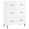 Highboard High Gloss White - Stylish Engineered Wood Storage