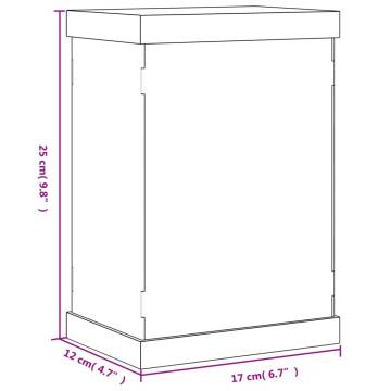 Transparent Acrylic Display Box 17x12x25 cm | Hipo Market