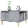 Elegant Concrete Grey Coffee Table - 55x55x36.5 cm