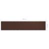 Balcony Screen Brown 120x600 cm - Waterproof & Stylish Privacy