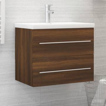 Sink Cabinet Brown Oak 60x38.5 cm - Stylish Storage Solution