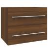 Sink Cabinet Brown Oak 60x38.5 cm - Stylish Storage Solution