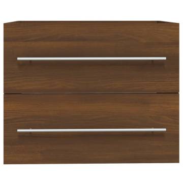 Sink Cabinet Brown Oak 60x38.5 cm - Stylish Storage Solution