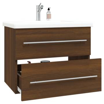 Sink Cabinet Brown Oak 60x38.5 cm - Stylish Storage Solution