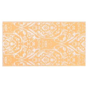 Outdoor Carpet Orange and White 80x150 cm | Hipomarket