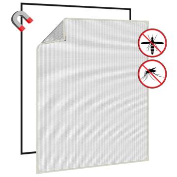 Magnetic Insect Screen for Windows - 100x120 cm White