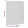 Magnetic Insect Screen for Windows - 100x120 cm White