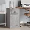 Side Cabinet with Drawer Grey Sonoma 40x50x75 cm Engineered Wood Colour grey sonoma Quantity in Package 1 Number of 1 