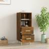 Stylish Smoked Oak Sideboard - 34.5x34x90 cm