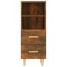 Stylish Smoked Oak Sideboard - 34.5x34x90 cm