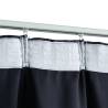 Blackout Curtains with Hooks - Anthracite 140x225 cm | HipoMarket