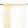 String Curtains 2 pcs 140x250 cm Cream Colour cream Size 140 cm Quantity in Package 2 