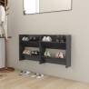 Wall Shoe Cabinets (2 pcs) Grey - Stylish & Space-Saving Solution