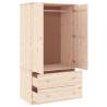 ALTA Wardrobe 90x55x170 cm - Solid Pine Wood Storage