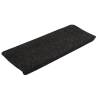 Stair Mats Self-Adhesive 15 pcs - Anthracite | HipoMarket