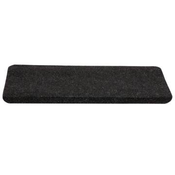 Stair Mats Self-Adhesive 15 pcs - Anthracite | HipoMarket