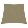 Sunshade Sail Oxford Fabric Trapezium 4/5x4 m Beige Colour beige Size 4/5 x 4 m 